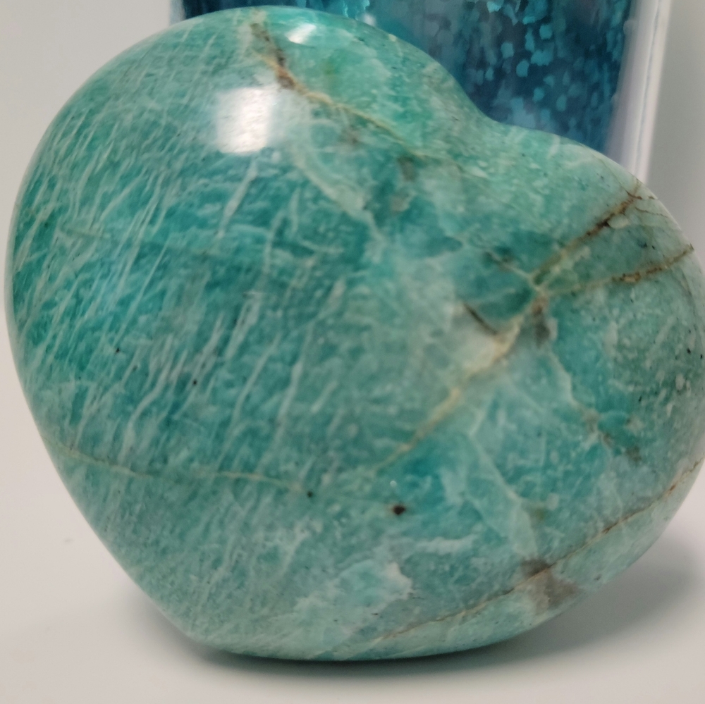 Amazonite heart